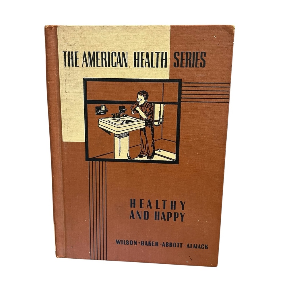 Vintage The American Health Series Healthy and Happy Food 1st Edition 1942
